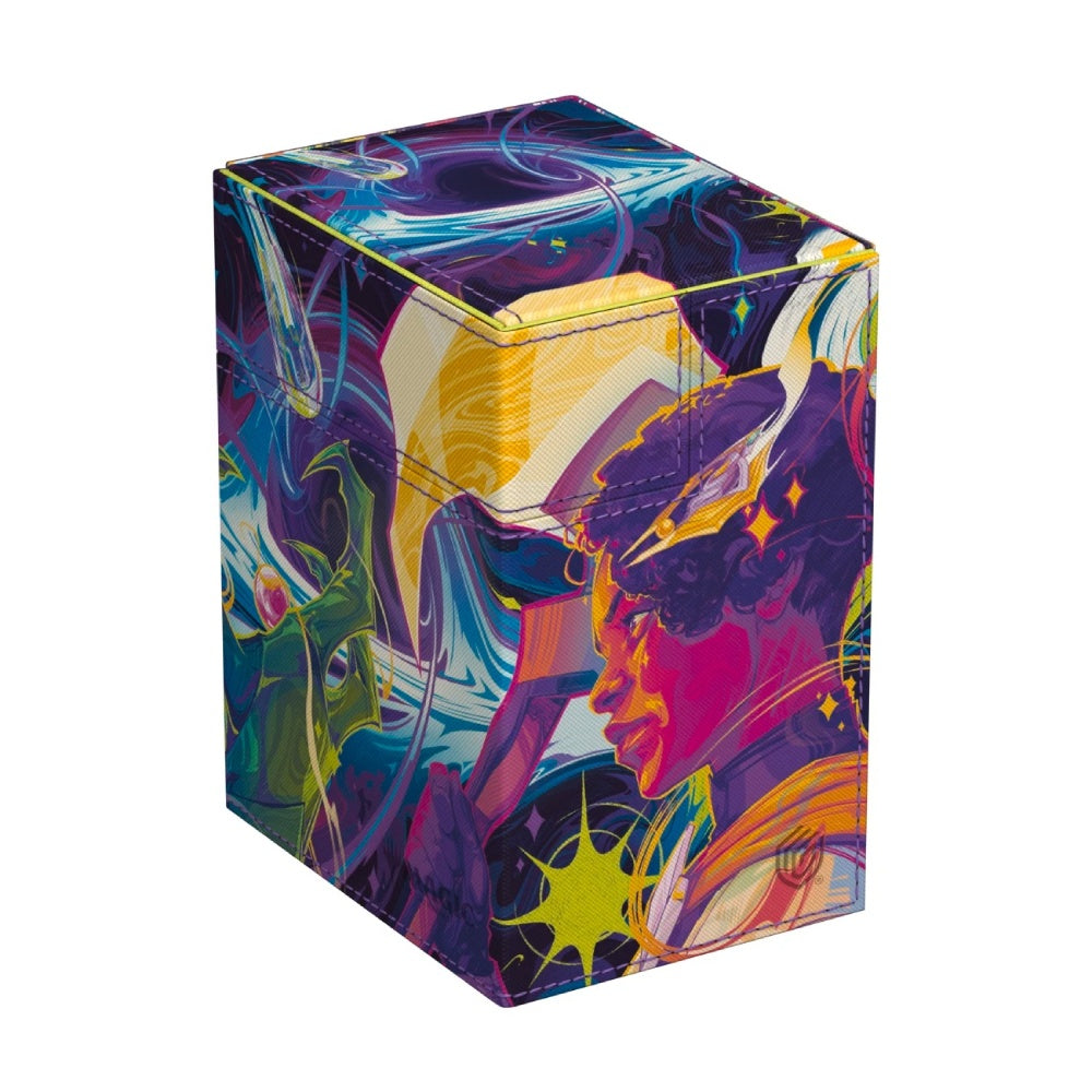 Ultimate Guard XenoSkin Flip'n'Tray 133+ Deck Box – MTG: Edge of Eternities – Haliya & Tezzeret