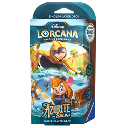 Disney Lorcana TCG Azurite Sea Starter Deck: Emerald & Sapphire