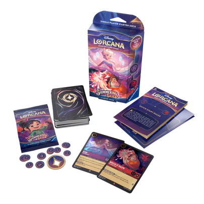 Disney Lorcana TCG: Shimmering Skies Starter Deck -Amethyst Ruby