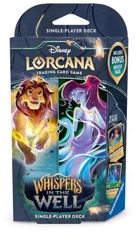 Disney Lorcana Whispers in the Well Starter Deck Amber & Emerald (Preorder)