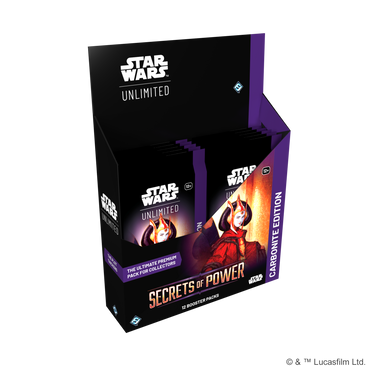 Star Wars Unlimited Secrets of Power Carbonite Booster Box (Preorder)