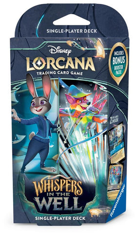 Disney Lorcana Whispers in the Well Starter Deck Sapphire & Steel (Preorder)