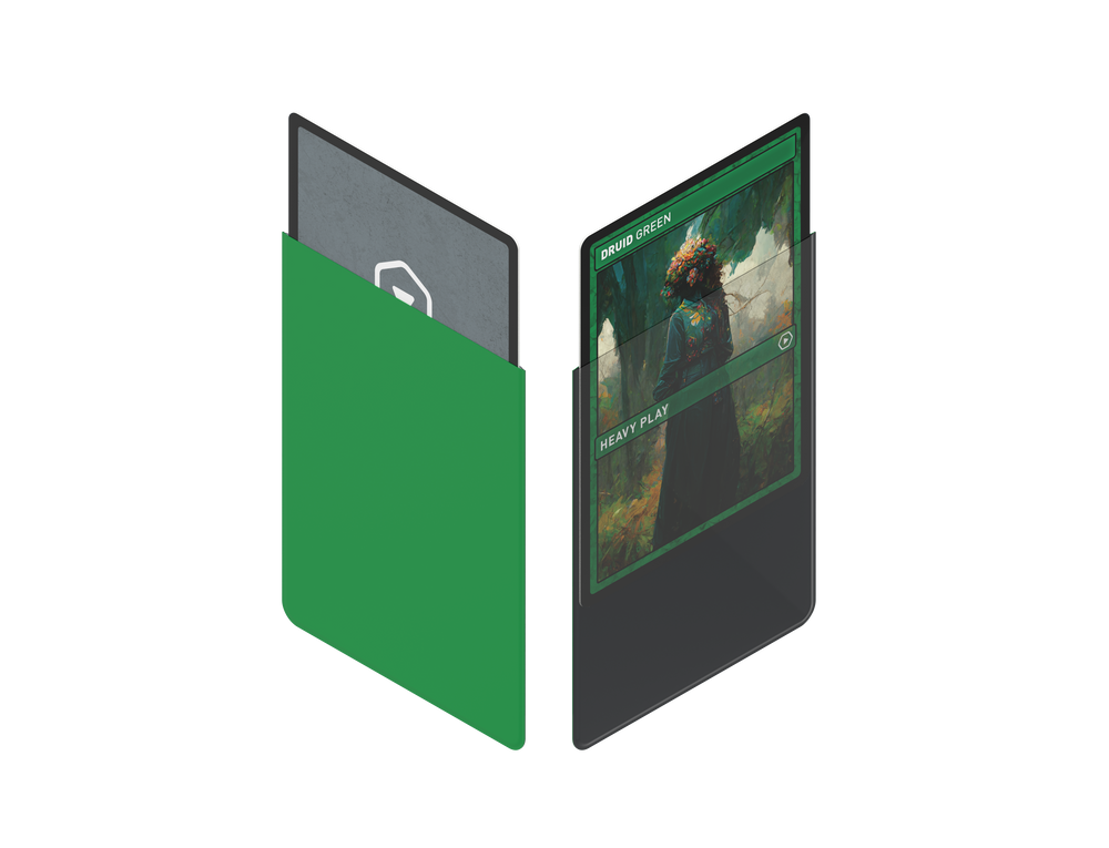 Heavy Play CURV Sleeves Standard 100 - Druid Green