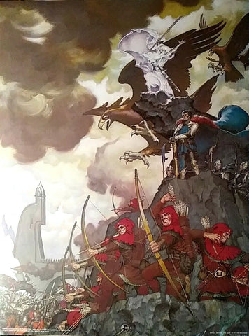 Battle Before the Gate Steve Hickman Print