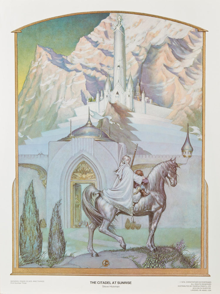 Citadel at Sunrise Steve Hickman Print