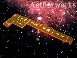 Capital Ship Movement Fluro Red