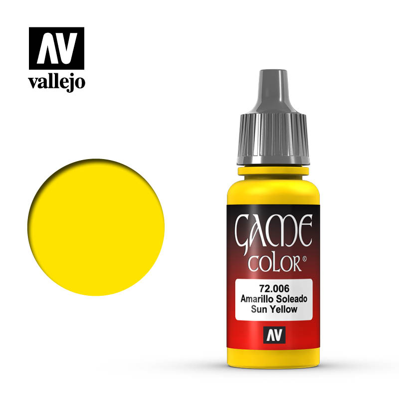 Vallejo 72006 Game Colour Sunblast Yellow 17 ml Acrylic Paint