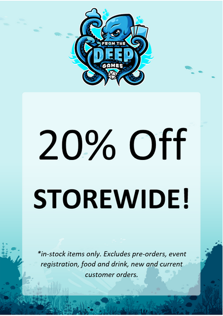 20% Off STOREWIDE!!! ENDS SUNDAY JANUARY 5TH 2025!!!