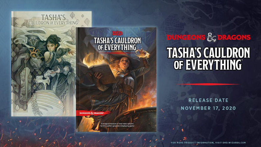 D&D Tasha's Cauldron of Everything now available to preorder!