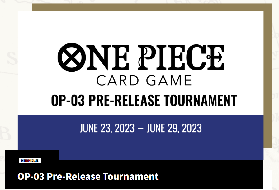 One Piece Card Game OP-3 Pre-Release Fully Booked Out!!!