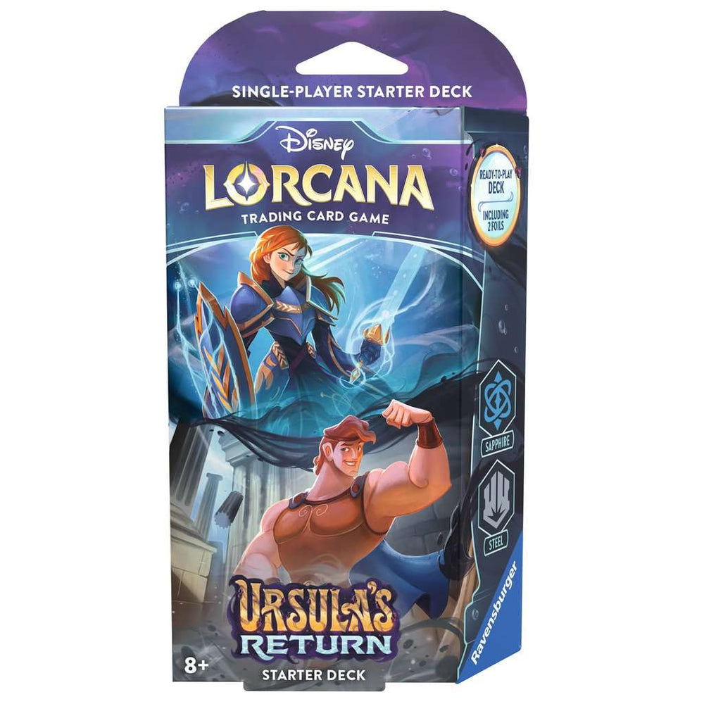 Disney Lorcana TCG Ursula's Return Starter Deck Sapphire & Steel