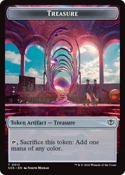 Treasure // Food Double-Sided Token [Secrets of Strixhaven Tokens]