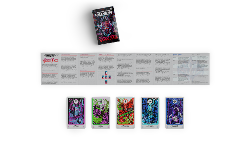 D&D Ravenloft The Horrors Within Tarokka Deck (Preorder)