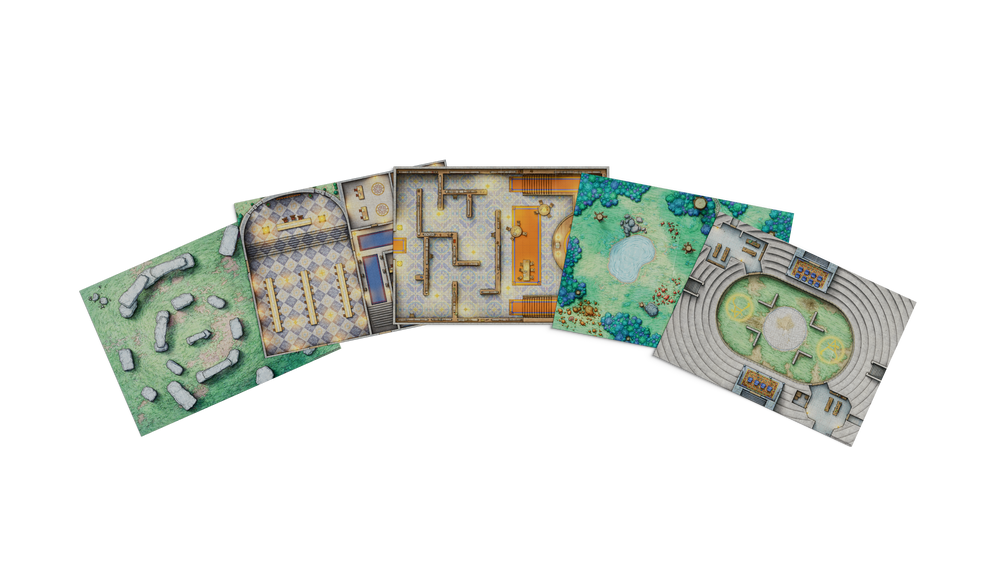D&D Arcana Unleashed Map Pack (Preorder)