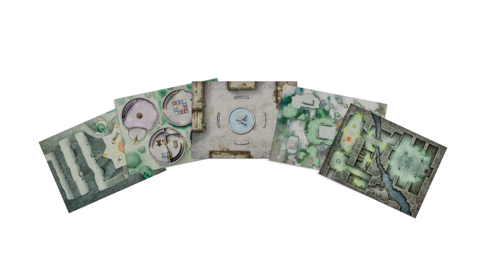 D&D Arcana Unleashed Map Pack (Preorder)