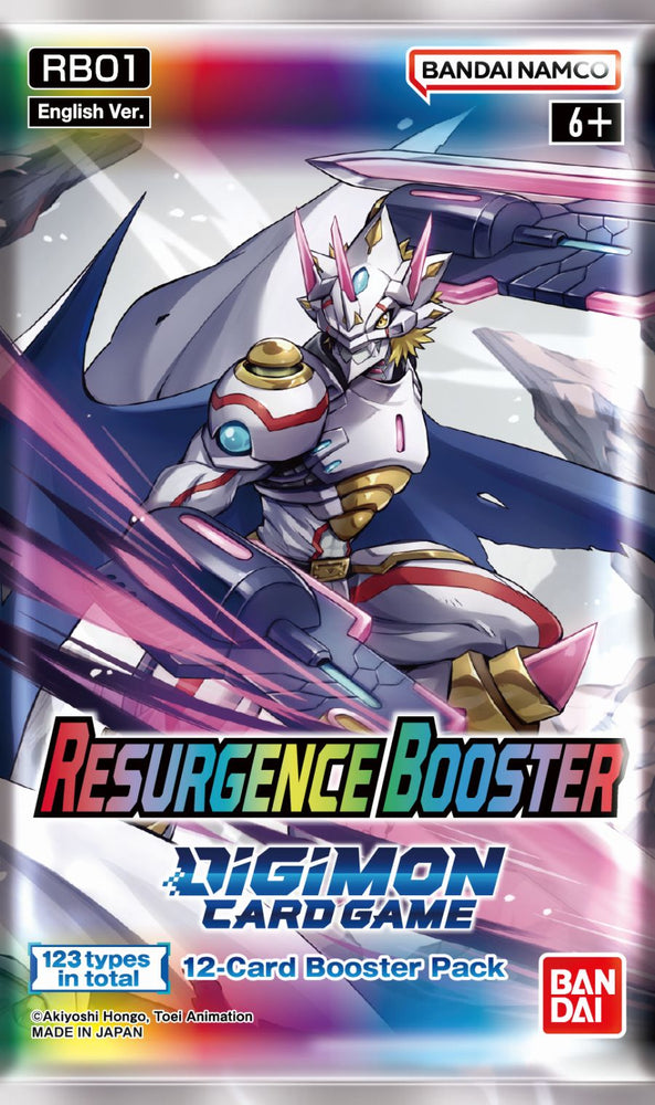 Digimon Card Game Resurgence RB01 Booster Pack