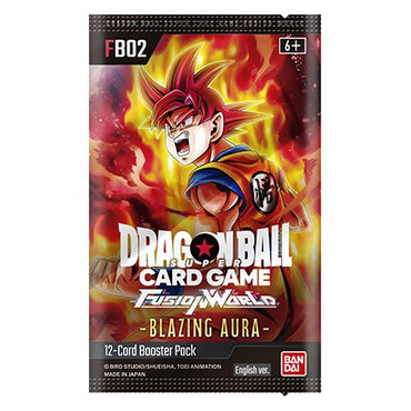 Dragon Ball Super Card Game Fusion World Blazing Aura FB02 Booster Pack