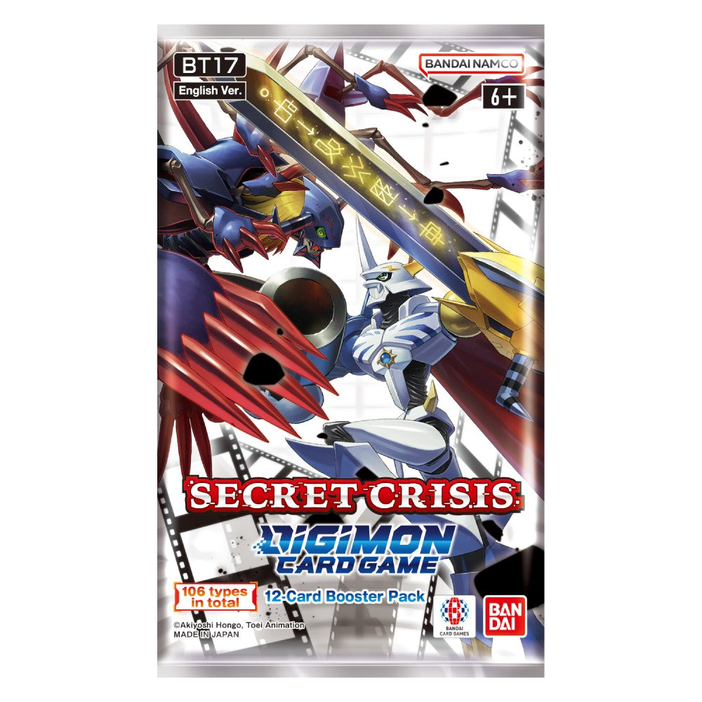 Digimon Card Game Secret Crisis BT17 Booster Pack