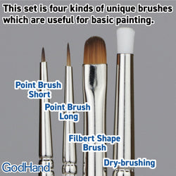 Godhand: Brushes - Brushwork Semi-PRO - 4 brushes set