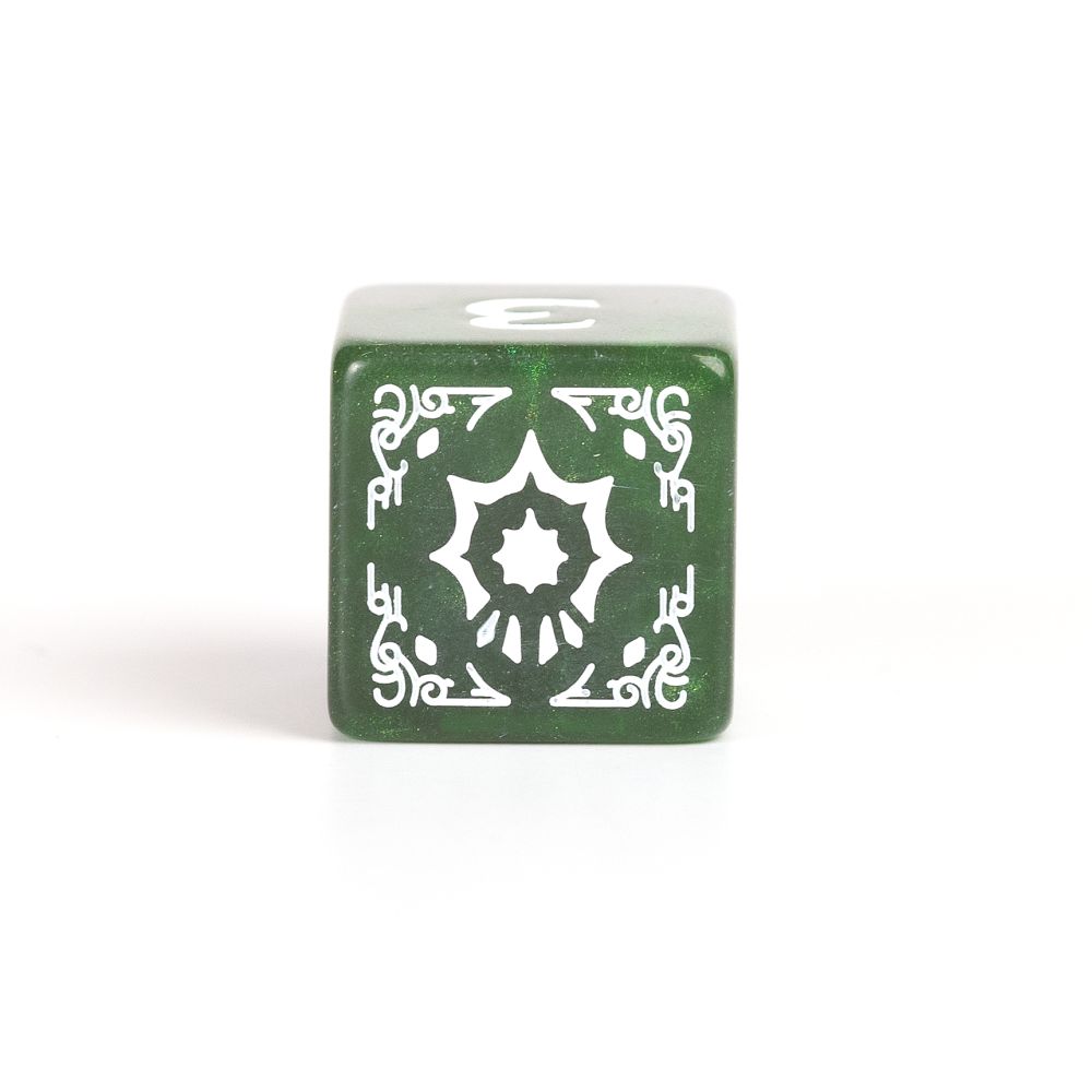 Sirius Dice - D&D Adventure Dice - Cleric - Green