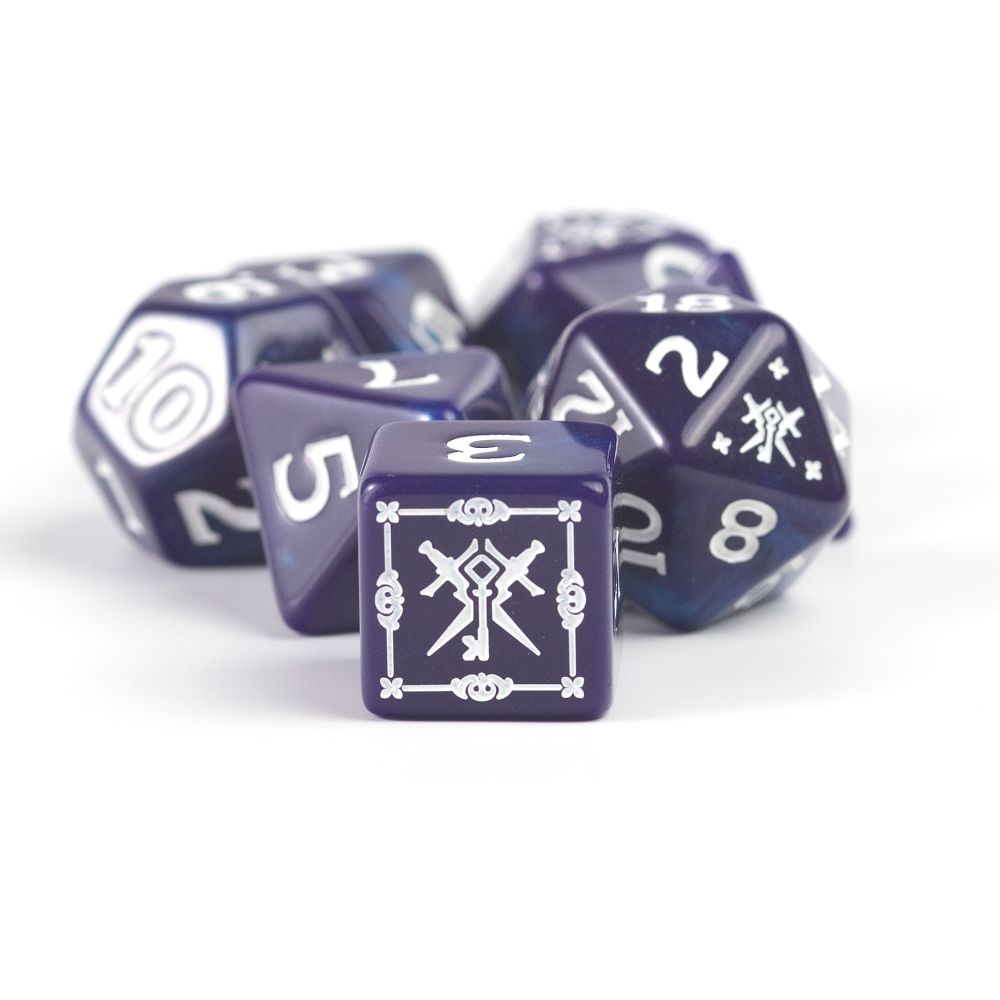 Sirius Dice - D&D Adventure Dice - Rogue - Purple