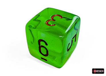 CHX26470 Gemini Plasma Green-Teal/orange Luminary Polyhedral 7-Dice Set