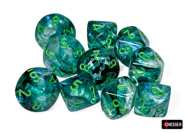 CHX 27395 Borealis Kelp/light green Luminary Set of Ten d10s