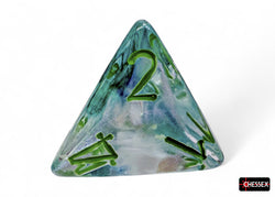 CHX27595 Borealis Kelp/light green Luminary Polyhedral 7-Dice Set