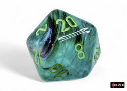 CHX27595 Borealis Kelp/light green Luminary Polyhedral 7-Dice Set