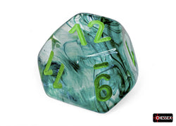 CHX27595 Borealis Kelp/light green Luminary Polyhedral 7-Dice Set
