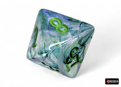 CHX27595 Borealis Kelp/light green Luminary Polyhedral 7-Dice Set