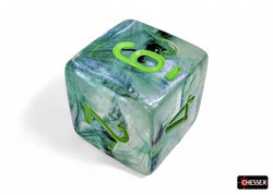 CHX27595 Borealis Kelp/light green Luminary Polyhedral 7-Dice Set