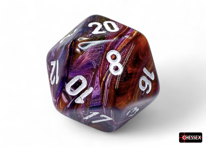 CHX 27543 Festive Symphony/white Polyhedral 7-Dice Set
