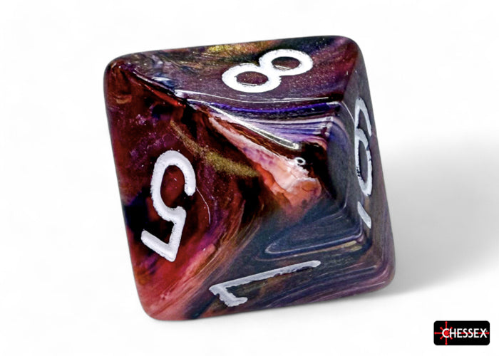 CHX 27543 Festive Symphony/white Polyhedral 7-Dice Set