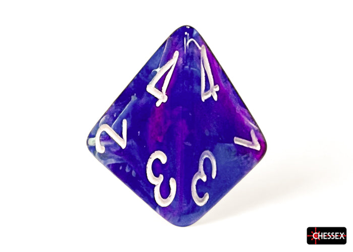 CHX 27567 Nebula Aura/white Luminary Polyhedral 7-Dice Set