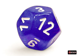 CHX 27567 Nebula Aura/white Luminary Polyhedral 7-Dice Set