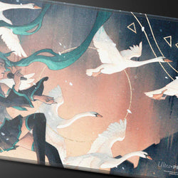 Ultra Pro Hatsune Miku - Stitched Edge Playmat - Winter - Swan Song MtG