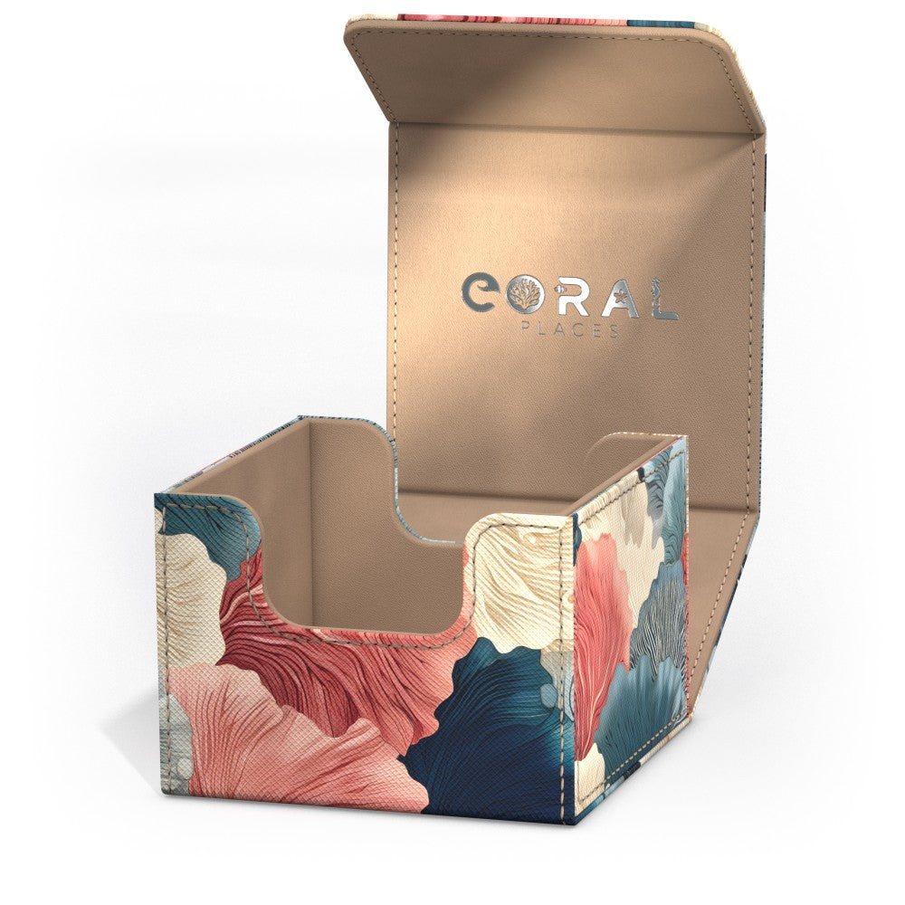 Ultimate Guard XenoSkin Sidewinder Deck Box 133+ 2025 Exclusive Coral Places – Reef Flowers