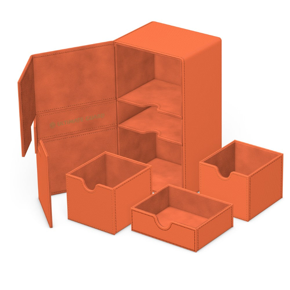 Ultimate Guard: Deck Box XenoSkin Twin Flip'n'Tray 200+ – 2025 Summer Edition: Peach