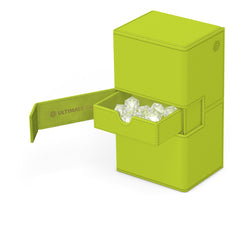 Ultimate Guard: Deck Box XenoSkin Twin Flip'n'Tray 200+ – 2025 Summer Edition: Lime