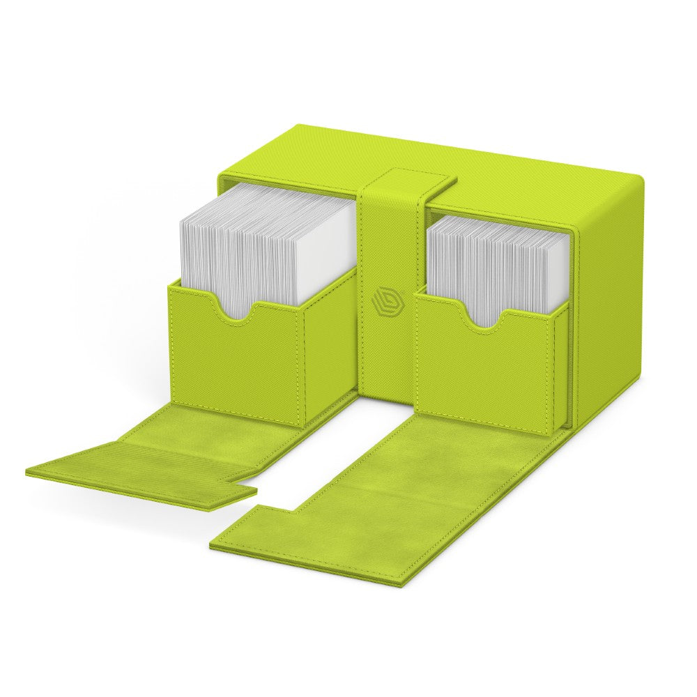 Ultimate Guard: Deck Box XenoSkin Twin Flip'n'Tray 200+ – 2025 Summer Edition: Lime