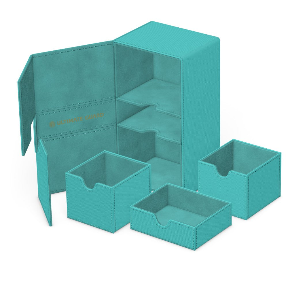 Ultimate Guard: Deck Box XenoSkin Twin Flip'n'Tray 200+ – 2025 Summer Edition: Lagoon