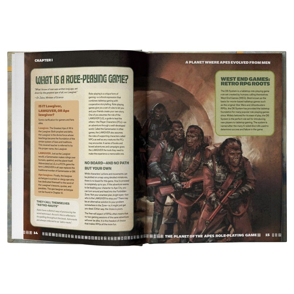 Planet of the Apes RPG Core Rulebook