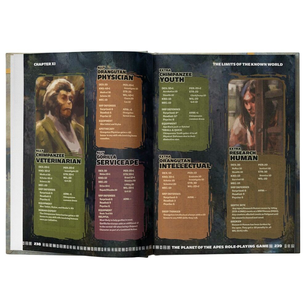 Planet of the Apes RPG Core Rulebook