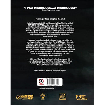 Planet of the Apes RPG: The ANSA Files Sourcebook