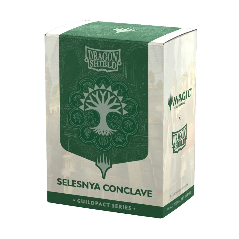 Dragon Shield Matte Dual Art  Standard Sleeves – MTG Guildpact Series: Selesnya Conclave
