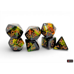 CHX 24405 Brush Polyhedral Deep Forest/gold 7-Die Set