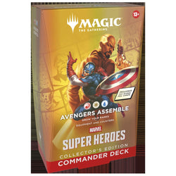 Magic Marvel Super Heroes Collector Commander Deck Set of 4