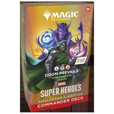 Magic Marvel Super Heroes Collector Commander Deck Set of 4