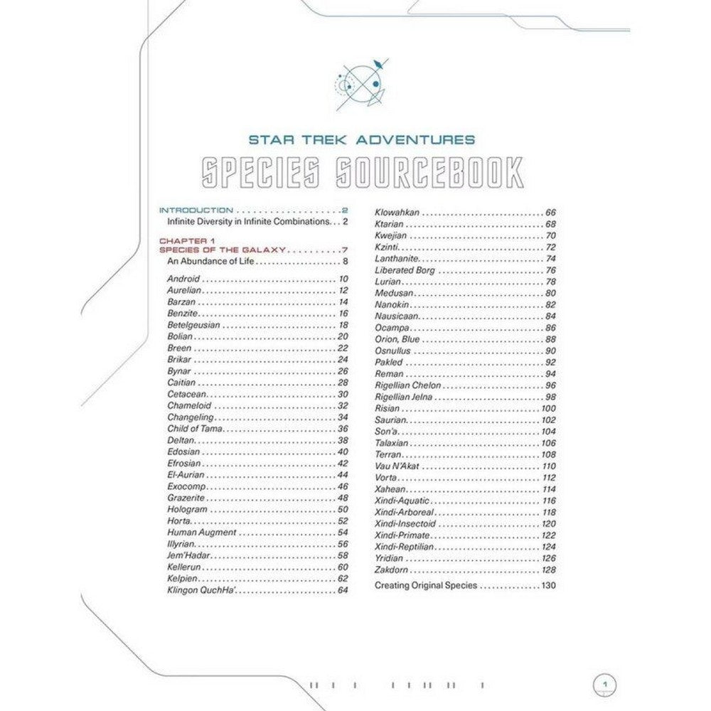 Star Trek Adventures RPG Second Edition Species Sourcebook